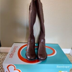 BareTraps Women's Knee High Brown Boots Size 6.5M